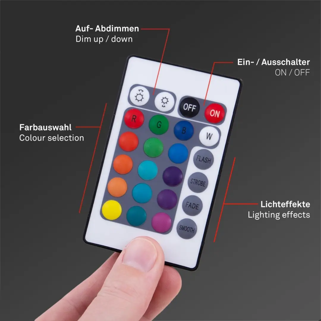 Briloner LED-strip WIFI 5m - RGB - Warm wit - TUYA App & afstandsbediening