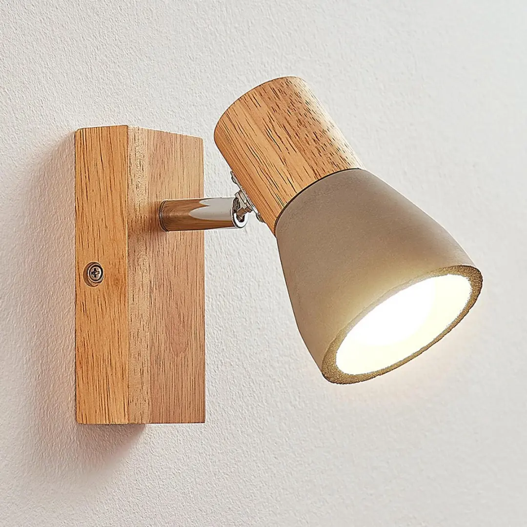 Lindby Landelijke Wandlamp 1 Licht E14
