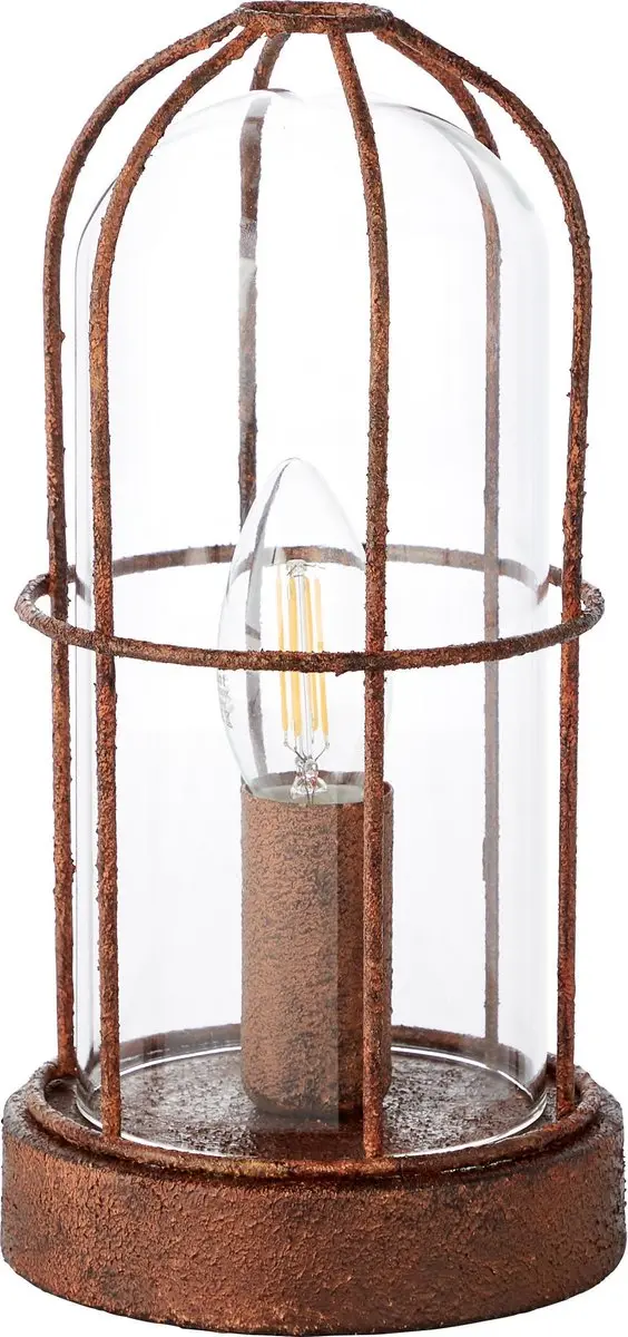 Brilliant Storm Tafellamp - Roest - Ø12.5cm