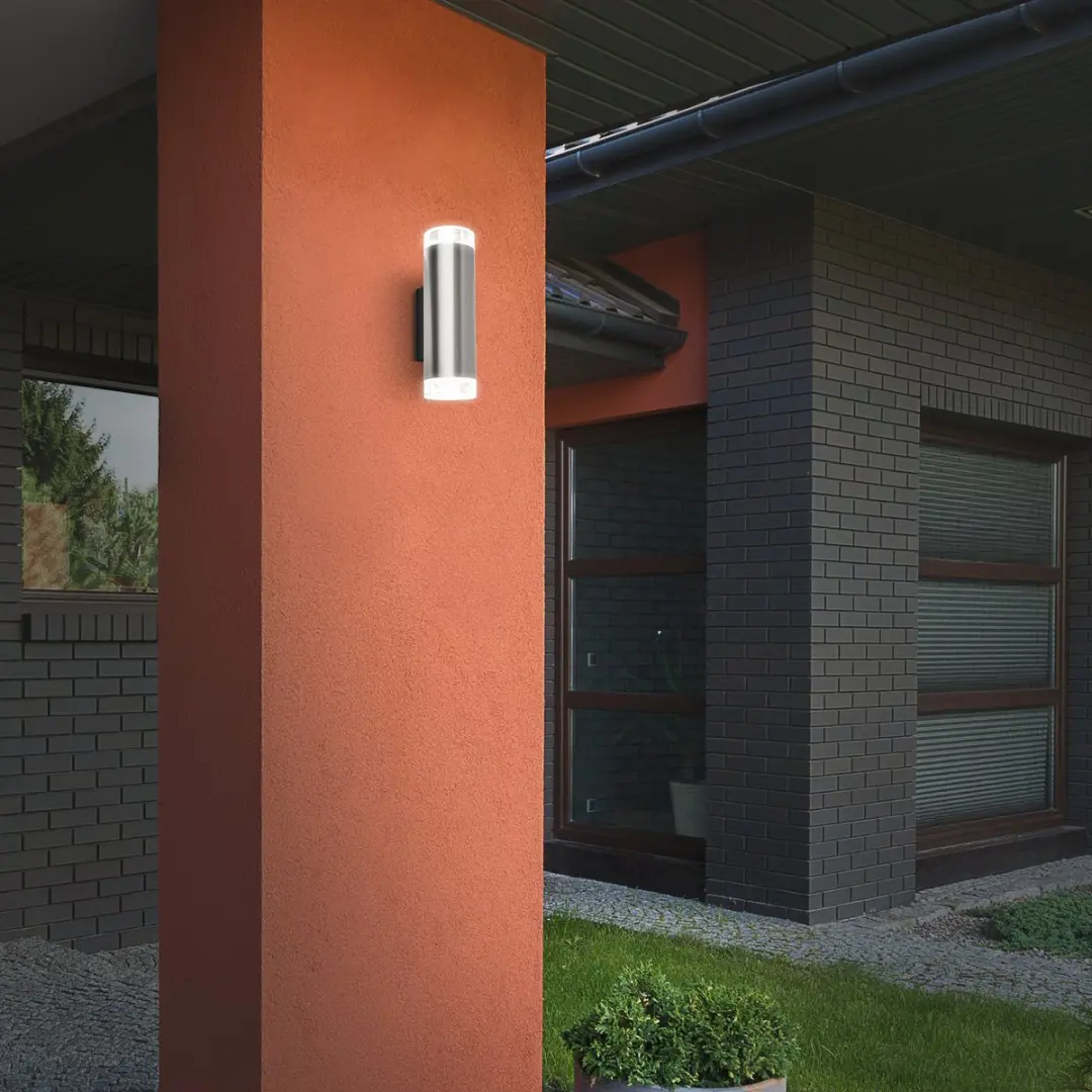 Briloner LED Buitenlamp 2x GU10 4,7W IP44 - 400lm - Roestvrij staal