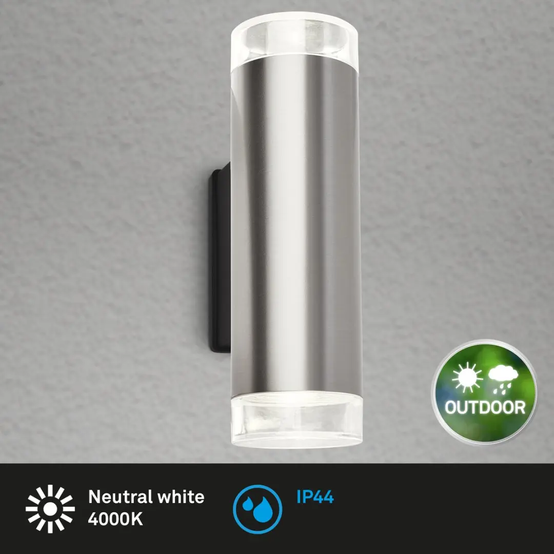 Briloner LED Buitenlamp 2x GU10 4,7W IP44
