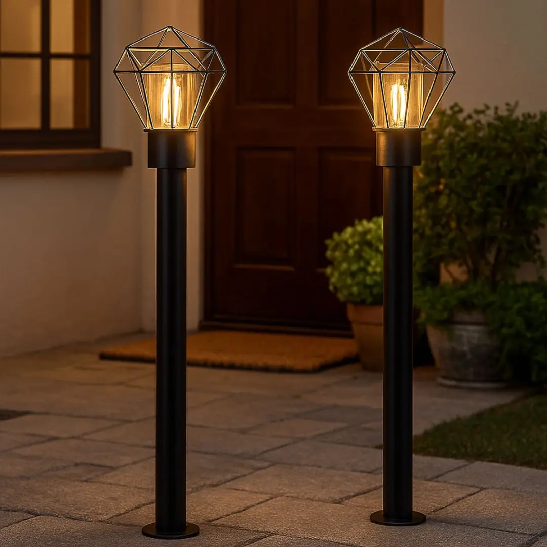 Globo Patio Vloerlamp - Zwart - 2 Stuks - afbeelding 6 van 6