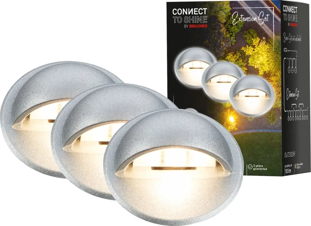 Briloner LED Grondspot Set 3 Stuks