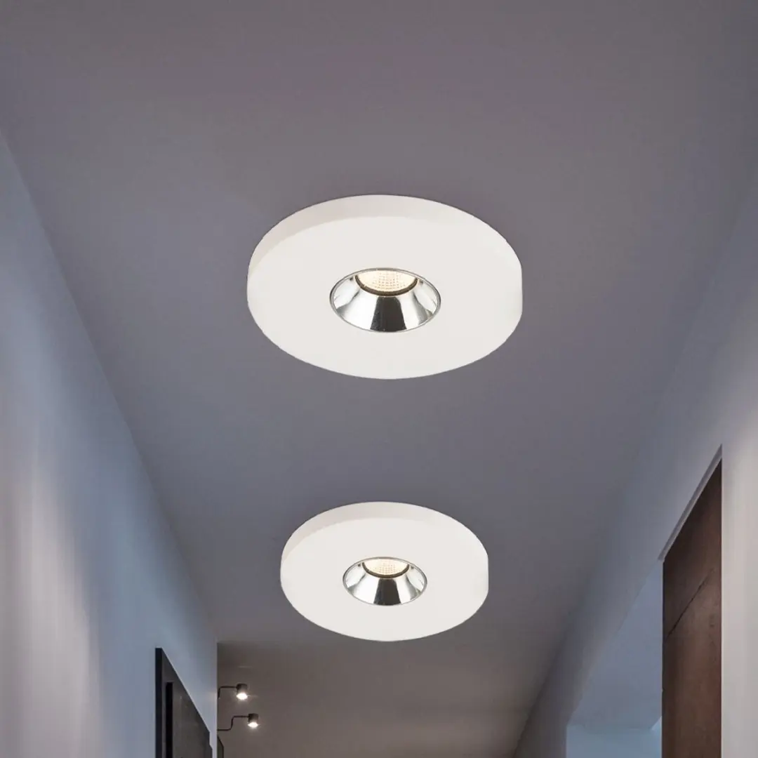 Globo Inbouwspot LED 4,2W 200lm Warm Wit - Wit