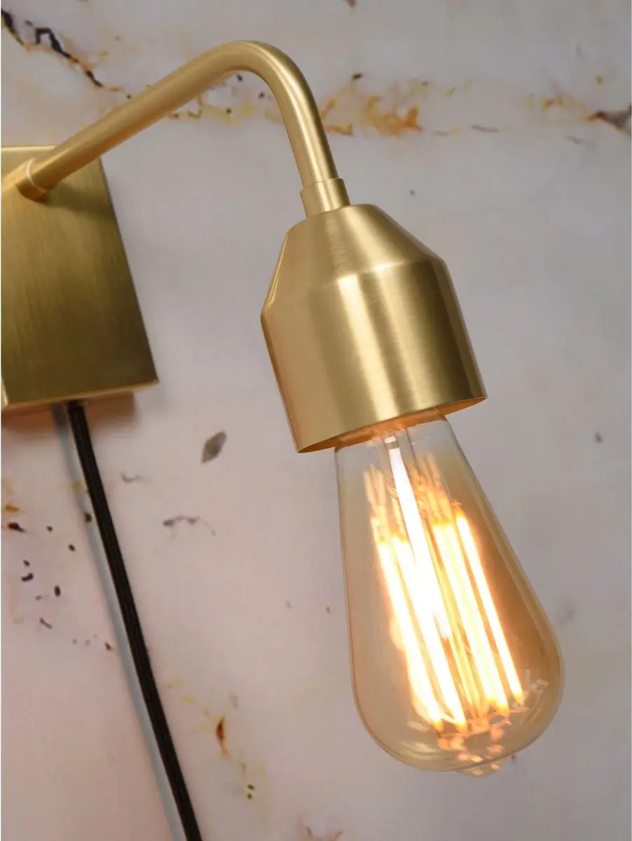 it's about RoMi Wandlamp Madrid Goud - 60W - afbeelding 6 van 6