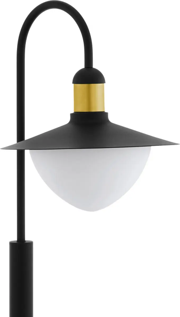 Eglo Sirmione Buiten Vloerverlichting 3x60W - Ø55cm - Goud/Zwart - afbeelding 6 van 6