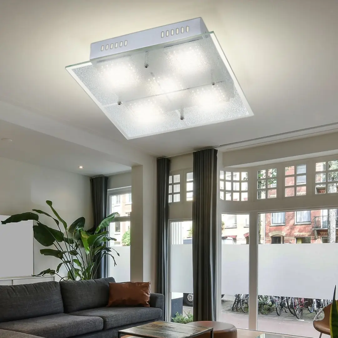 Globo 68530-5 LED Plafondlamp 17,5W - 3000K - Zilver