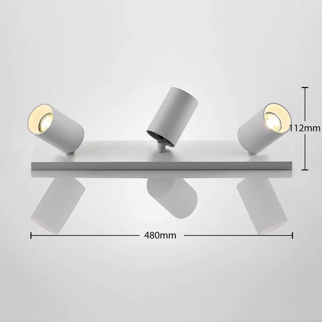 ARCCHIO Buitenspot 3-lichts GU10 - Aluminium - Wit - afbeelding 6 van 6