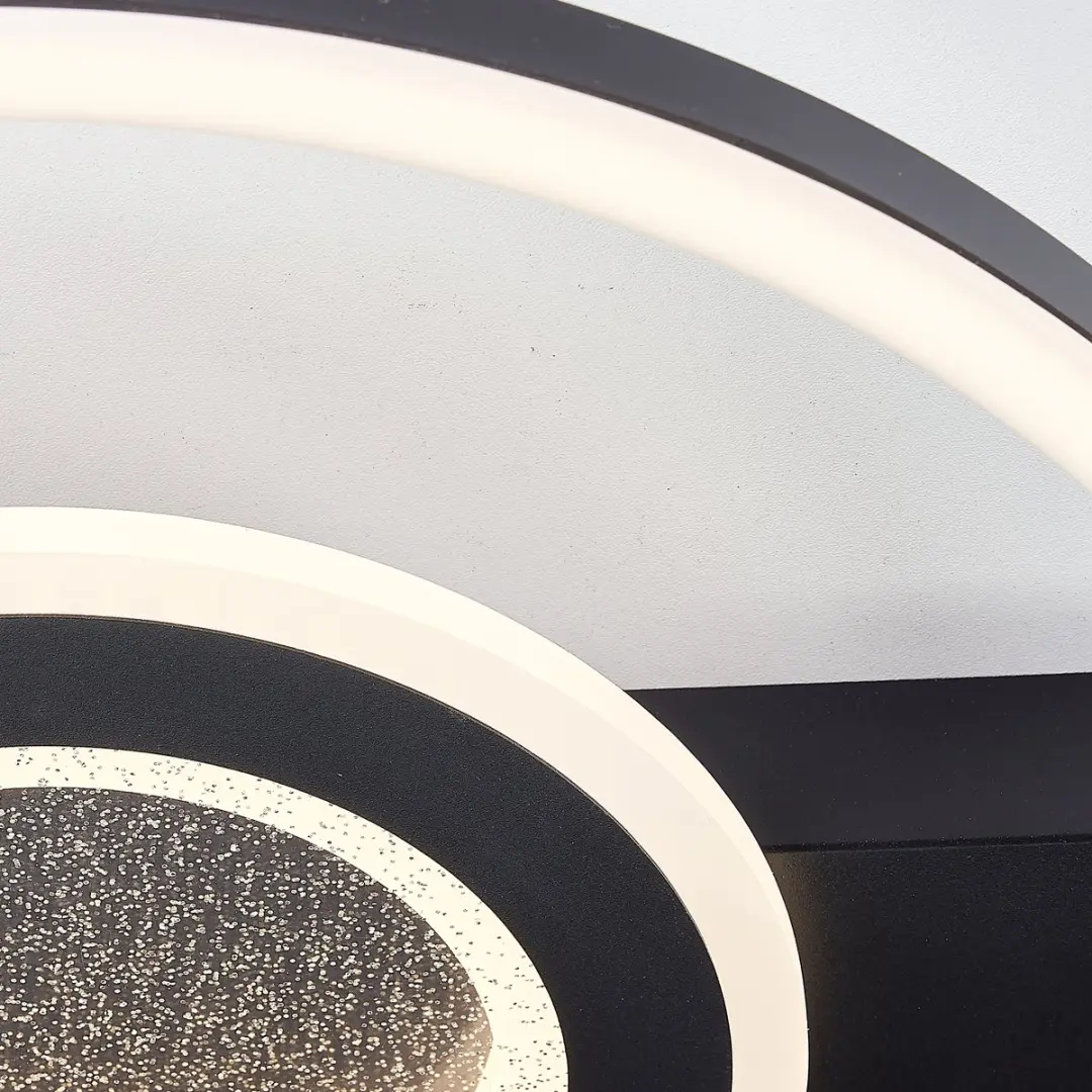 Brilliant Queens Plafondlamp LED 26W 3000K - Zwart