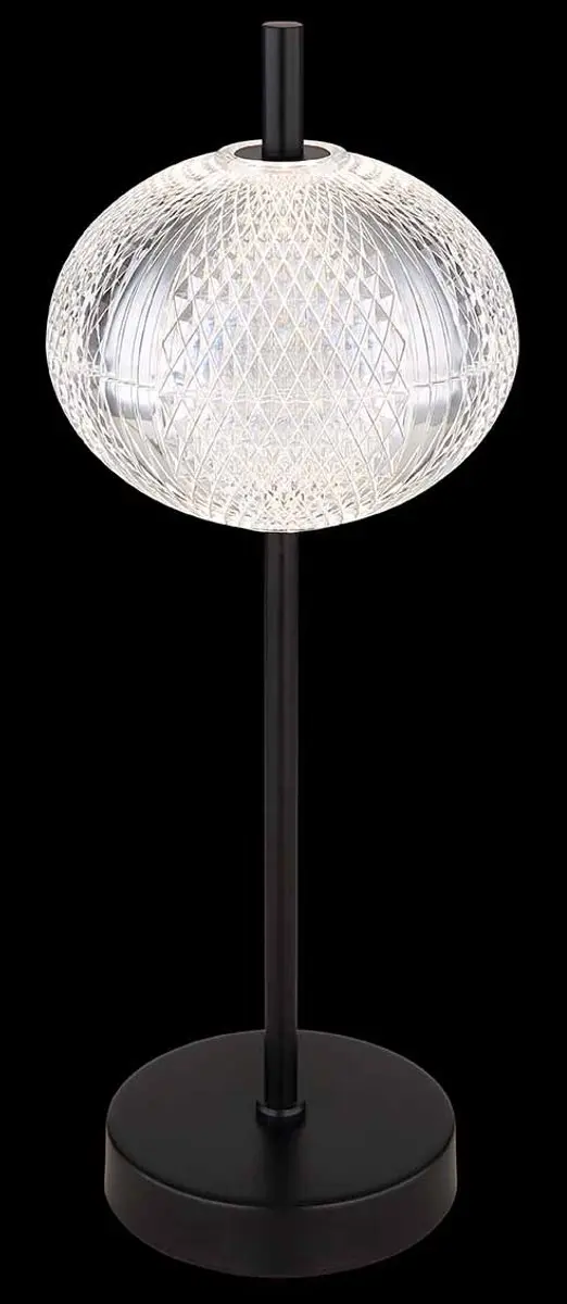 Globo Aida Tafellamp - Ø15cm - Zwart