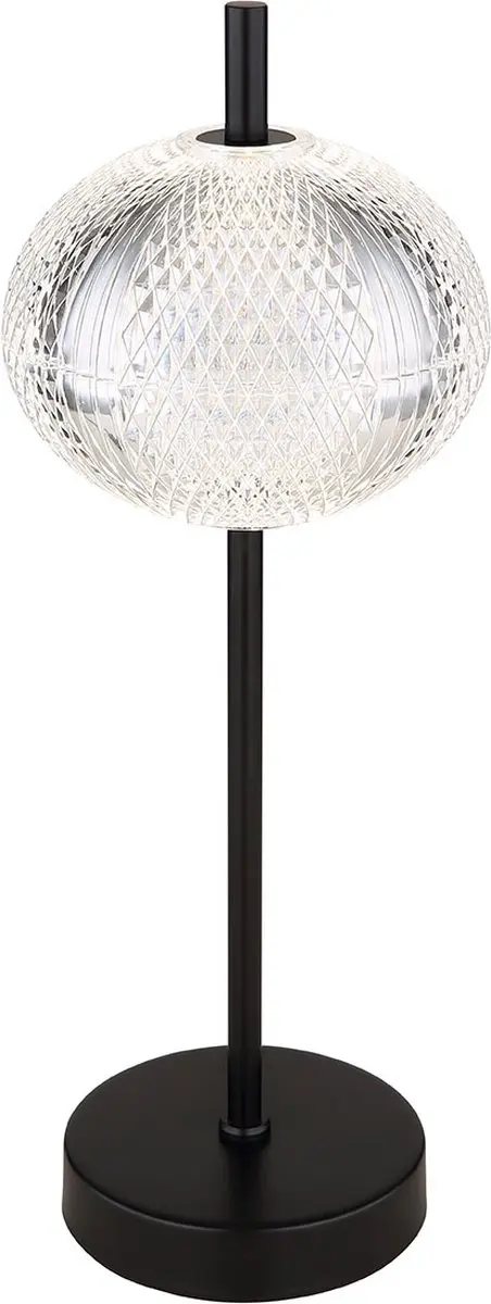 Globo Aida Tafellamp - Ø15cm - Zwart