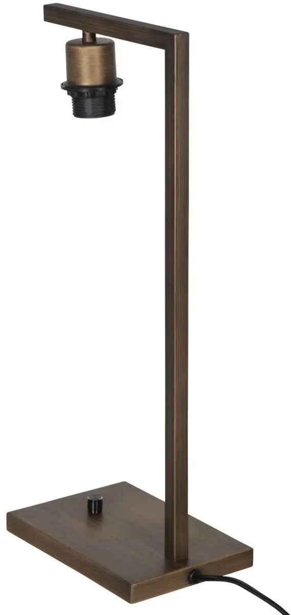 Steinhauer Tafellamp Stang 3332BR - 51cm - E27 - Bruin