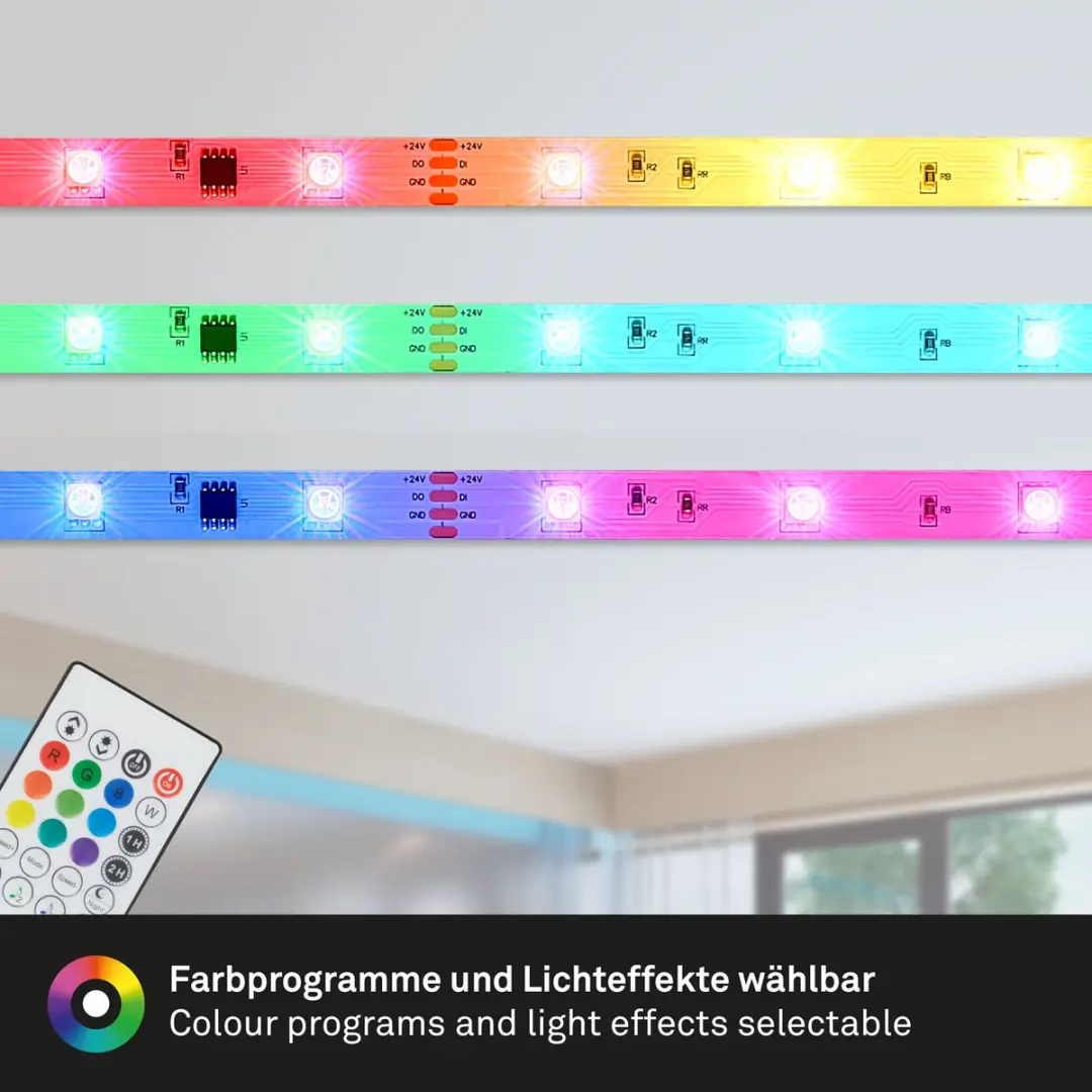 Briloner Magic LED Strip 2311090 RGBIC - 300x10cm - Muzieksensor - afbeelding 6 van 6