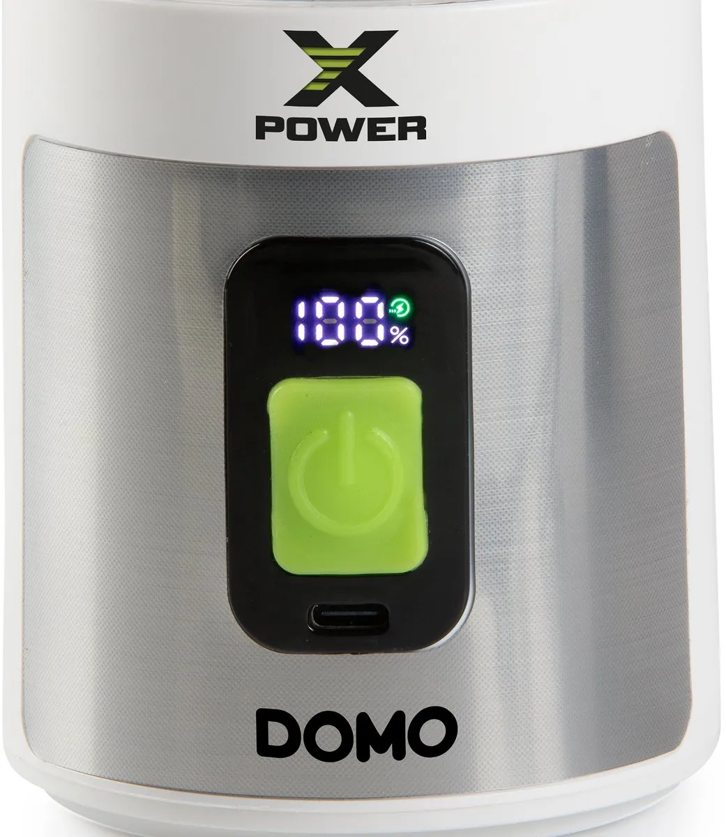 Domo DO752BL Oplaadbare Blender 120W - 0,6L Wit