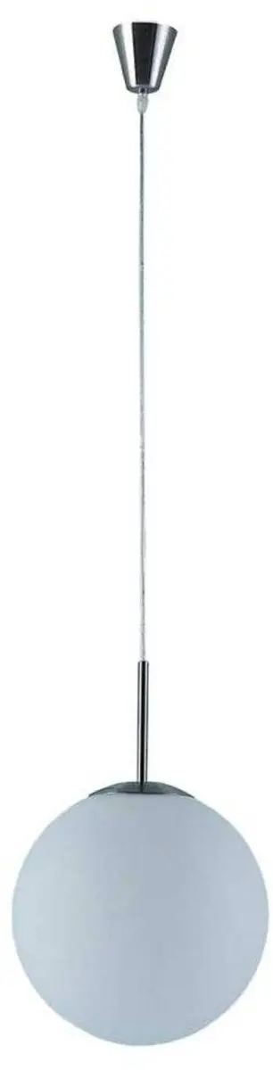Lindby Marike+ Hanglamp E27 - 1 Lichtpunt - Wit/Nikkel
