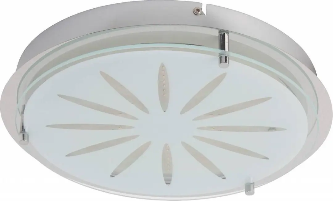 Brilliant Cathleen Wandlamp 33cm - Chroom/Transparant