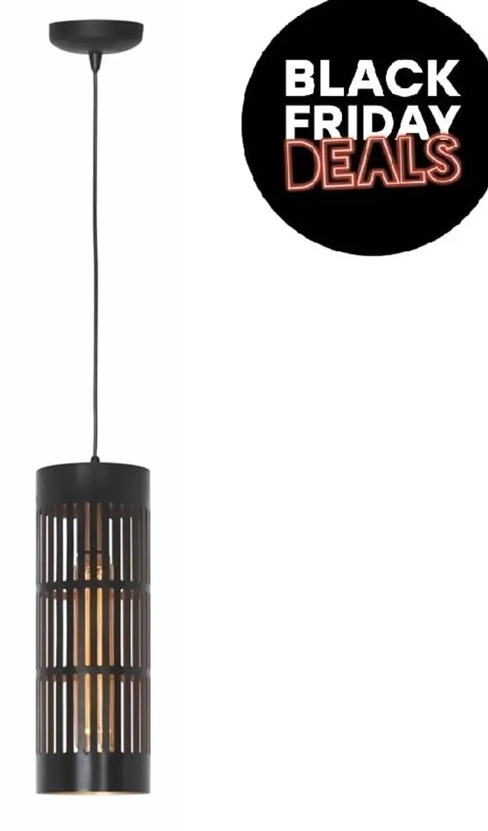 Freelight Scarico Hanglamp Ø15cm - Zwart & Goud