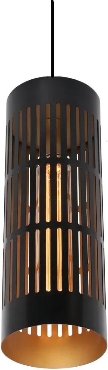 Freelight Scarico Hanglamp Ø15cm - Zwart & Goud