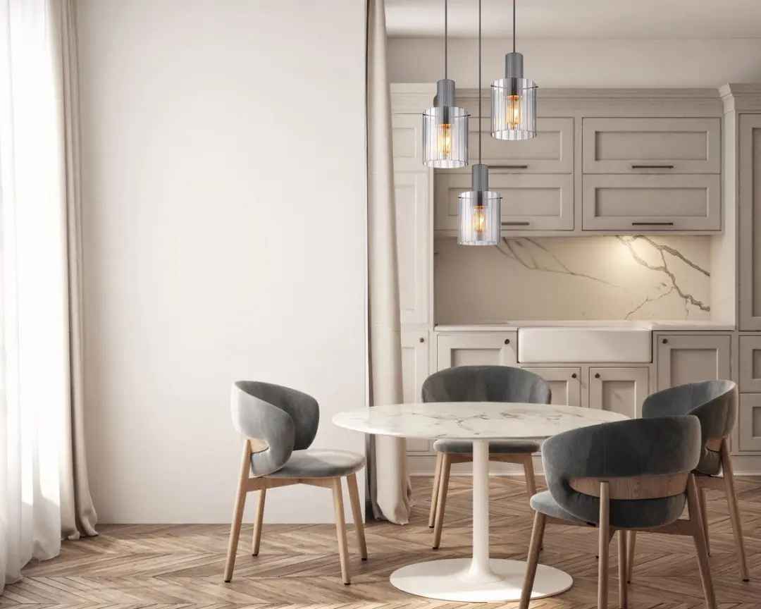 Globo Tulivar Hanglamp - 3 Lichtpunten - Ø48cm - Zwart