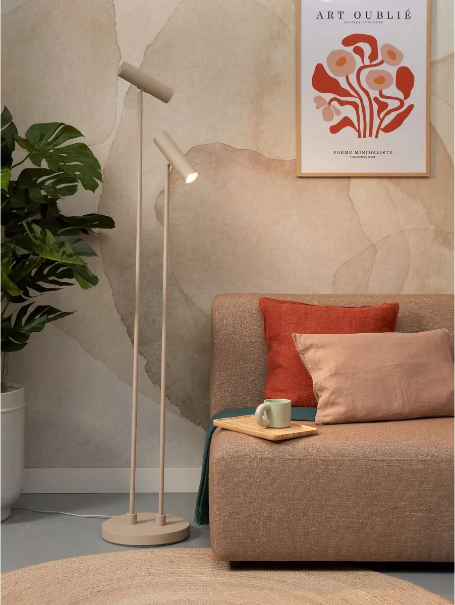 it's about RoMi Havana Vloerlamp - 2x10W - Zand