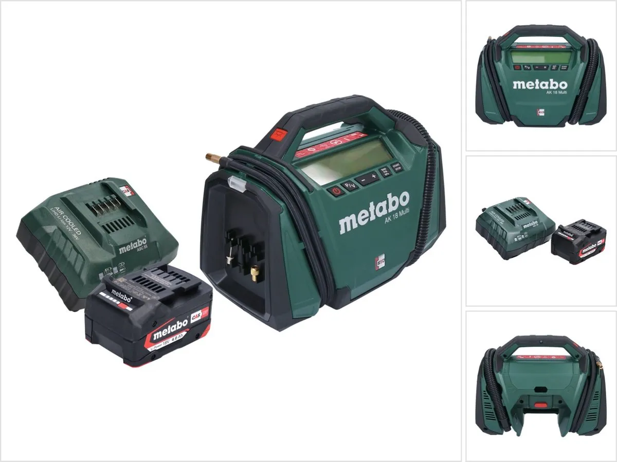 Metabo AK 18 Multi Accucompressor 18V 11 bar