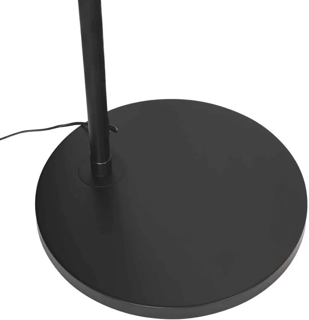 Steinhauer Ringlux 4130ZW Vloerlamp - 2x20W 4000 Lumen - Zwart