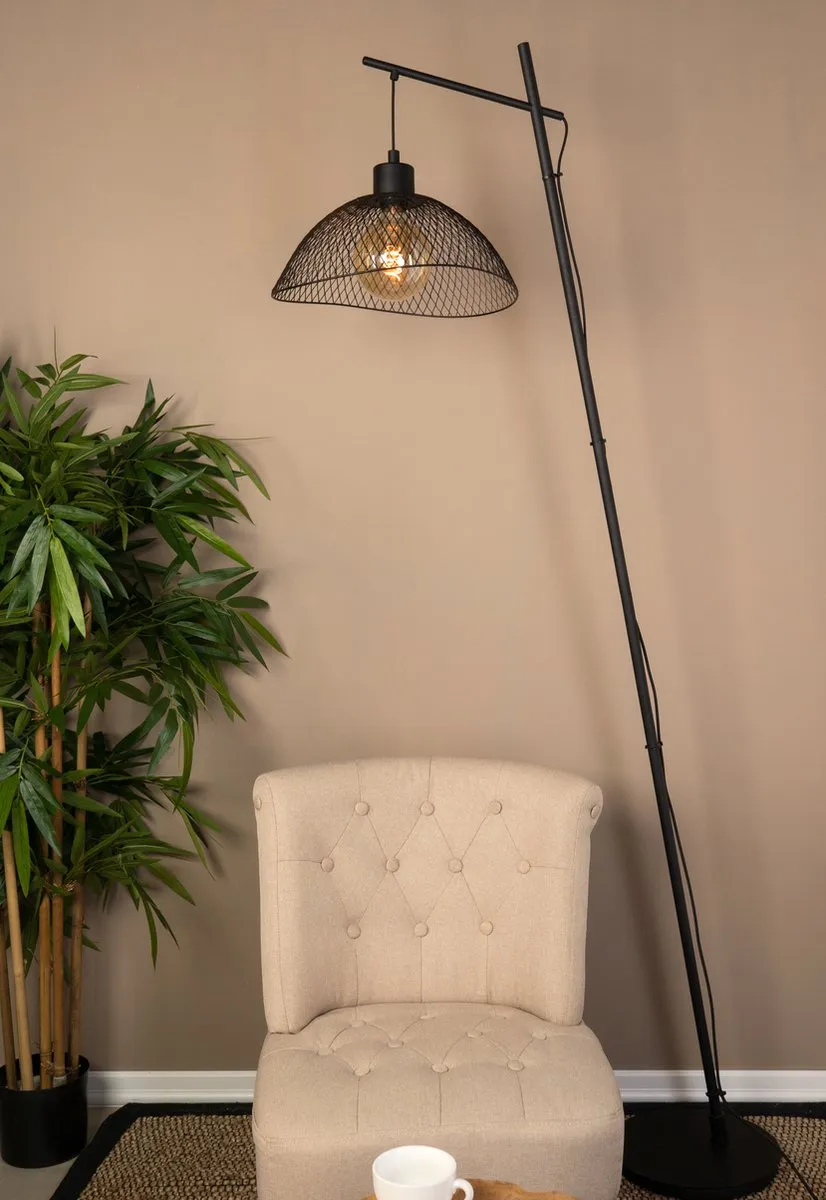 Eglo Pompeya Vloerlamp E27 - 191 cm - Zwart