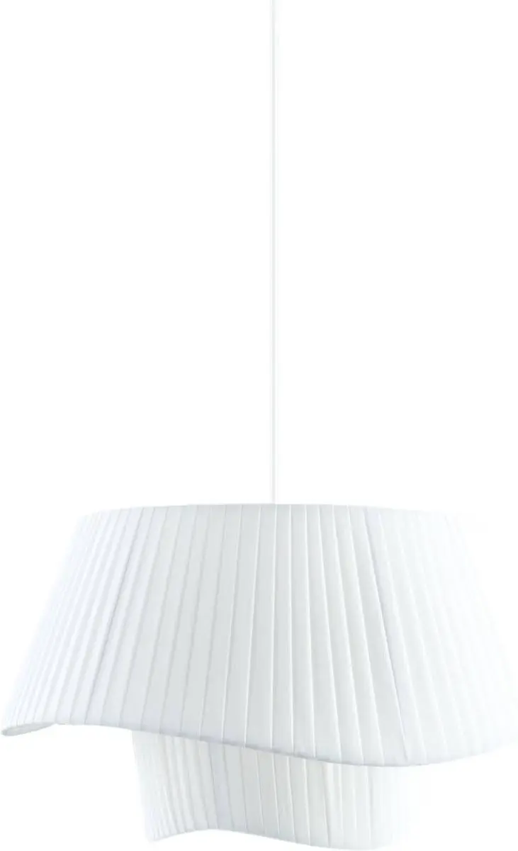 Lindby Hanglamp 1 Licht E27 - Wit