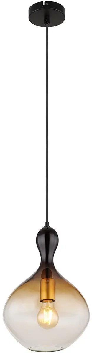 Globo Aladdin Hanglamp - Ø23cm - Zwart