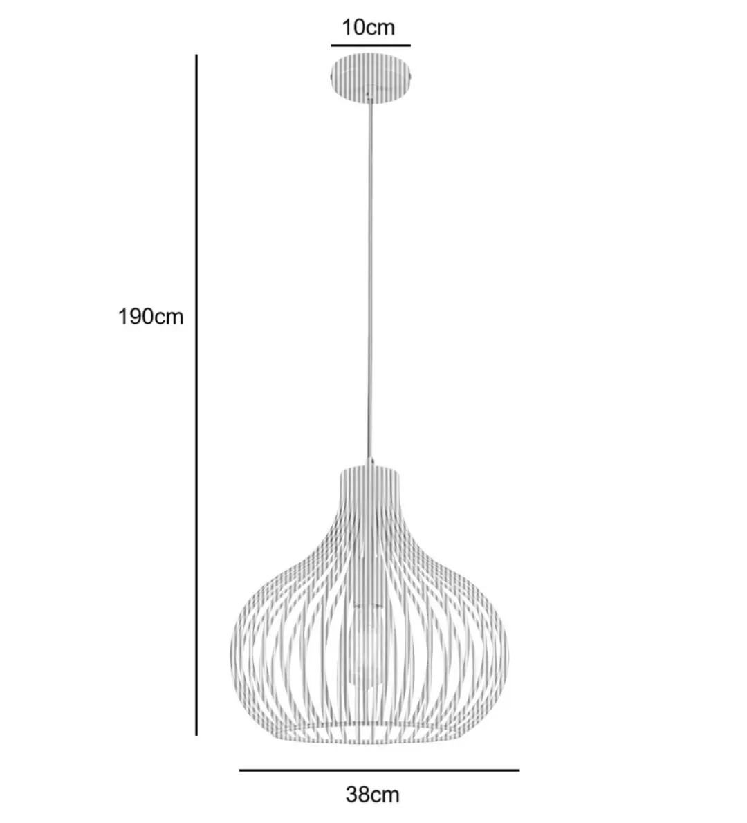 Freelight Hanglamp Aglio Brons-Goud Ø 38cm