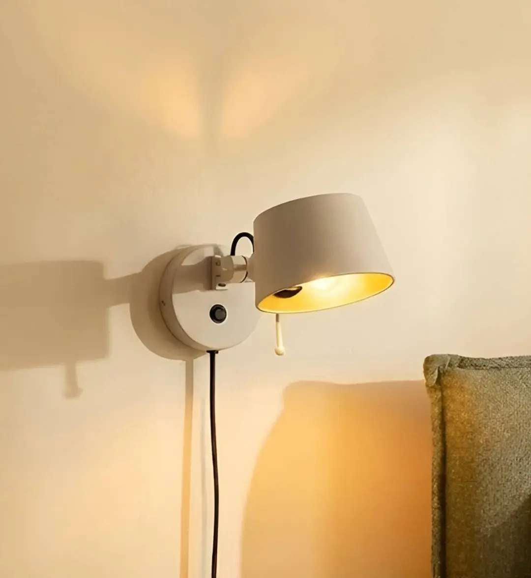 Lucande Wandlamp 1 Licht E27 - 15W - Beige