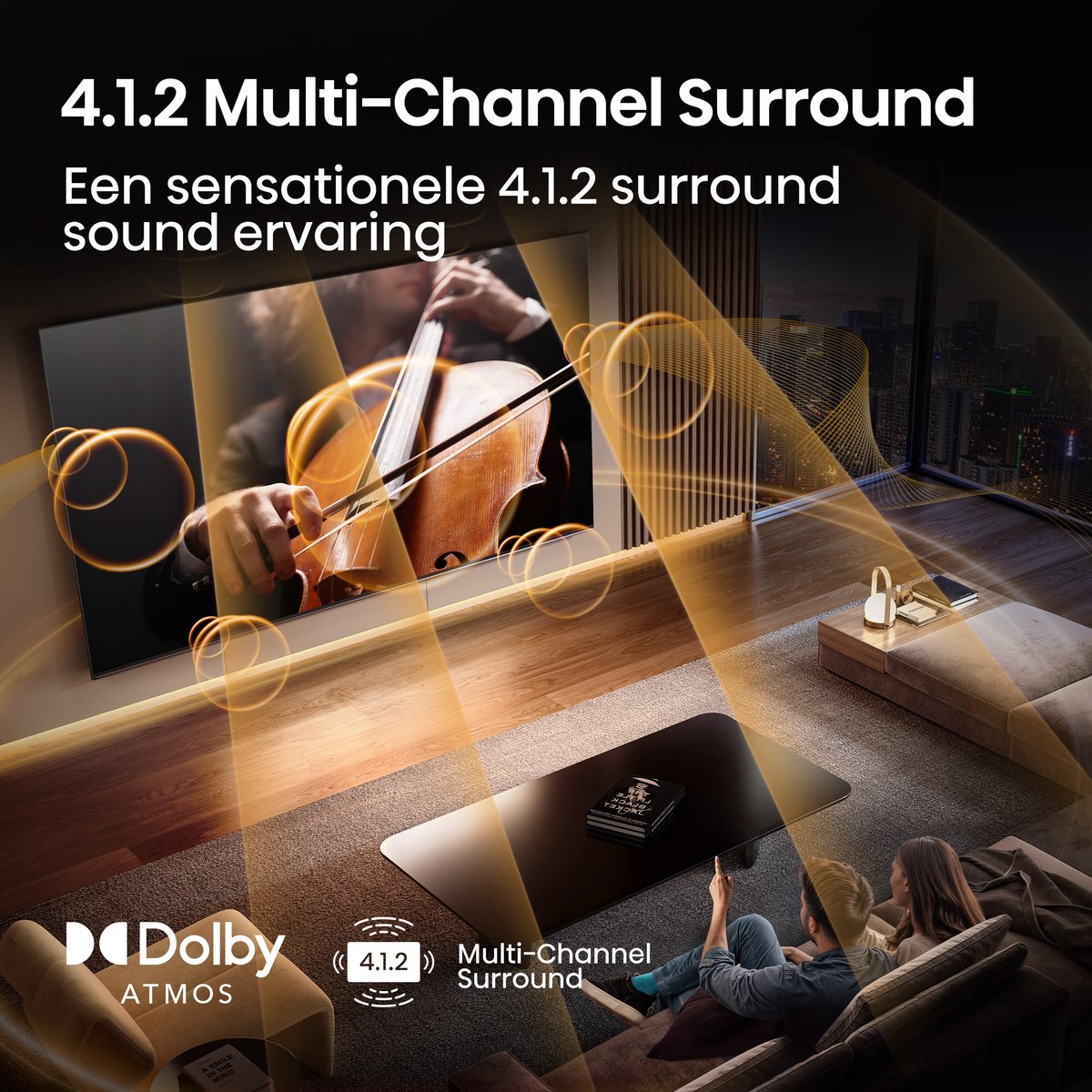 Hisense 65U8Q - 65 inch - 4K MiniLED - 2025