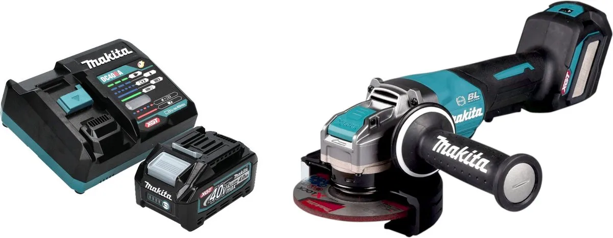 Makita GA044G Accu Haakse Slijper 125mm X-LOCK Brushless