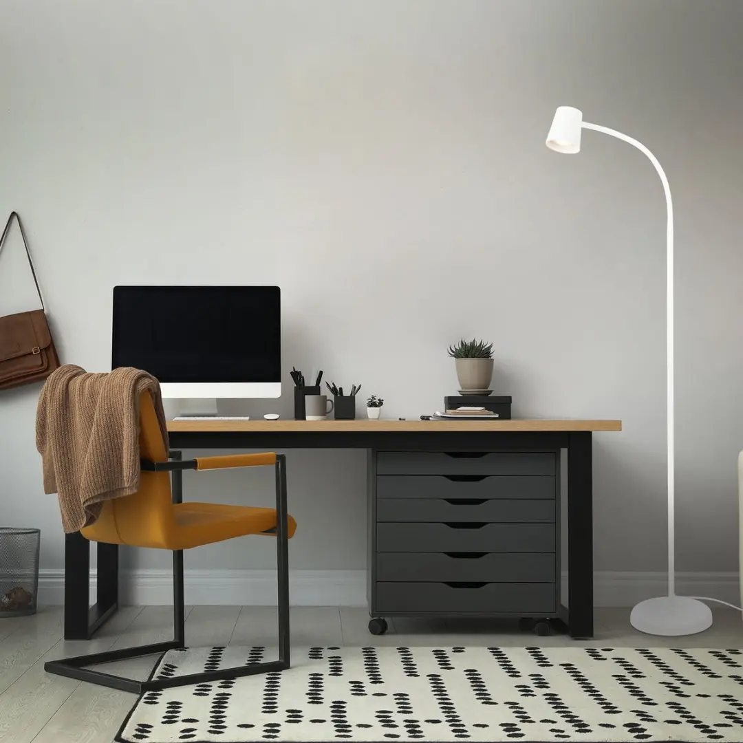 Briloner Skriva Vloerlamp - 8W Wit
