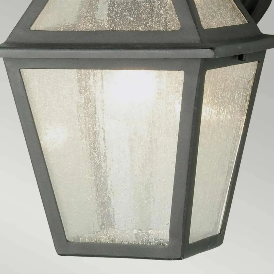 Elstead LED Wandlamp Polruan E27 60W - IP44 - Dimbaar - Mud Black