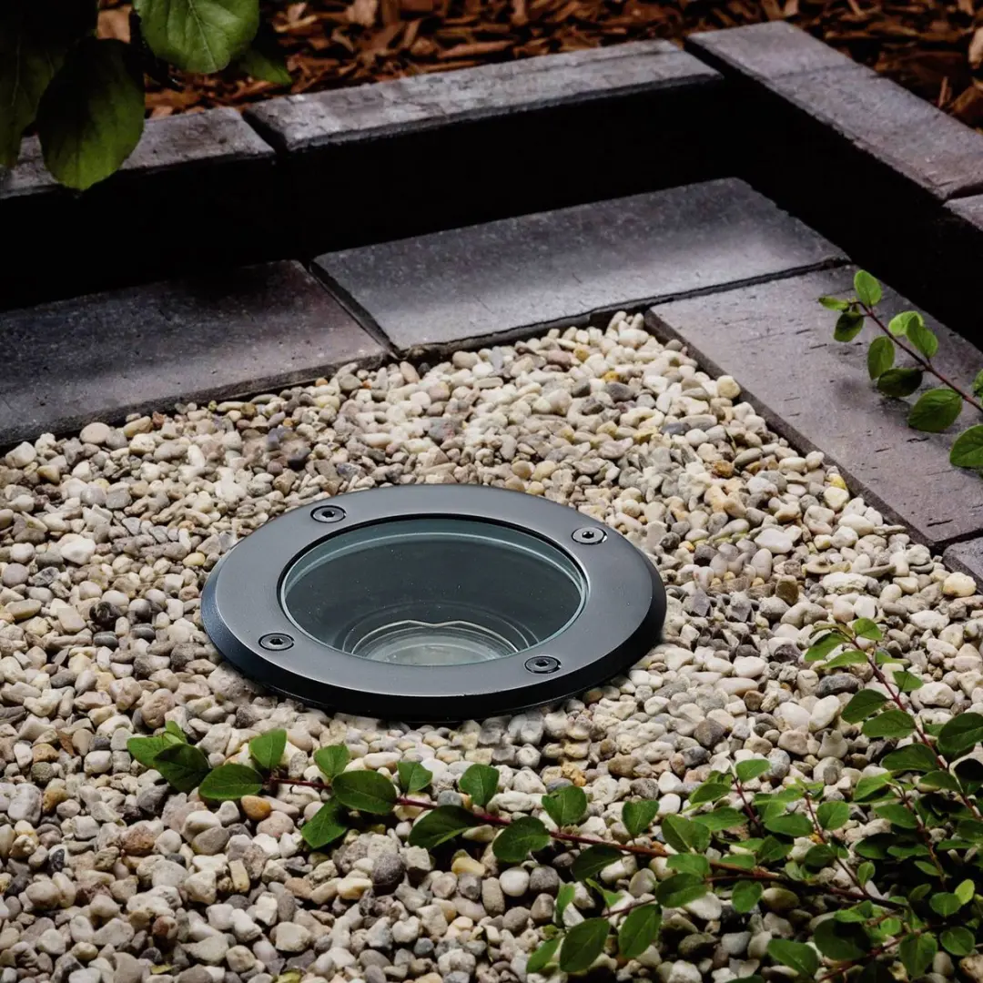Lindby Grondspot GU10 10W - Zwart