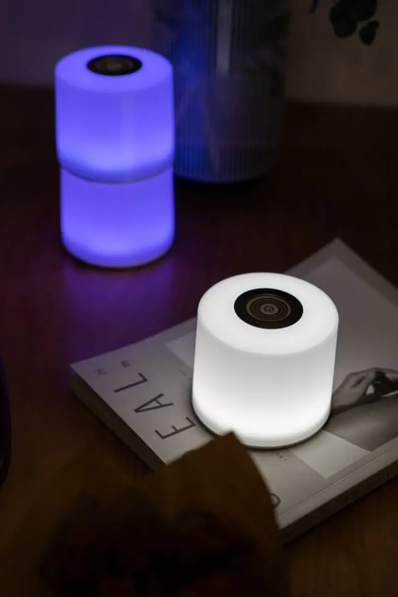 Lutec Connect Noma – Draagbare LED-lampen – Wit – Set van 2 - afbeelding 6 van 6