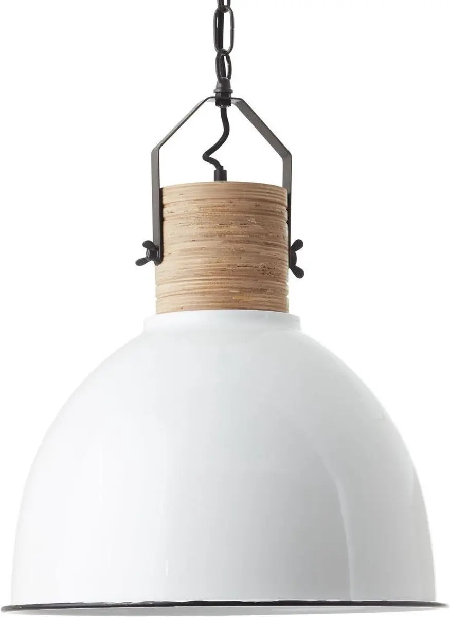 Brilliant Barrow Hanglamp 42cm Hout - 1x A60 E27 40W