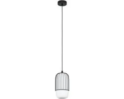 Eglo Muleges Hanglamp E27 - Ø16cm - Zwart/Wit