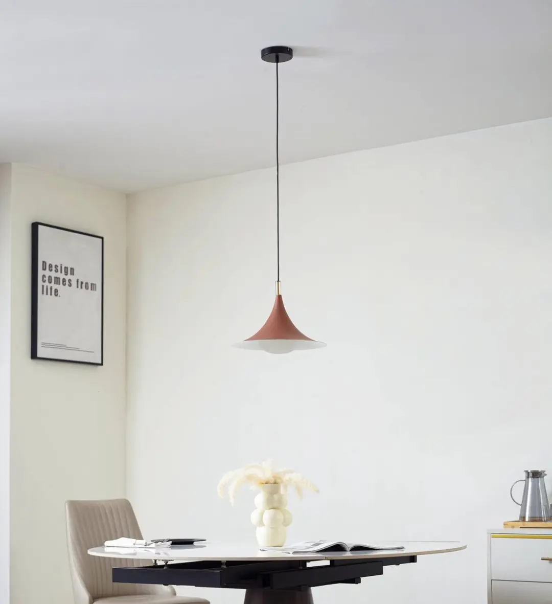 Lindby Hanglamp IJzer 1 Licht G9 8W - Bruin