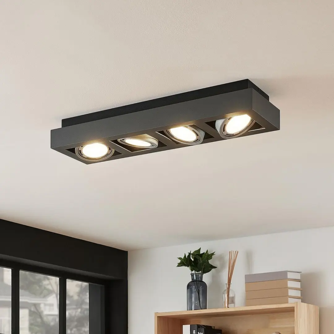 ARCCHIO Plafondlamp 4xGU10 20W - Donkergrijs