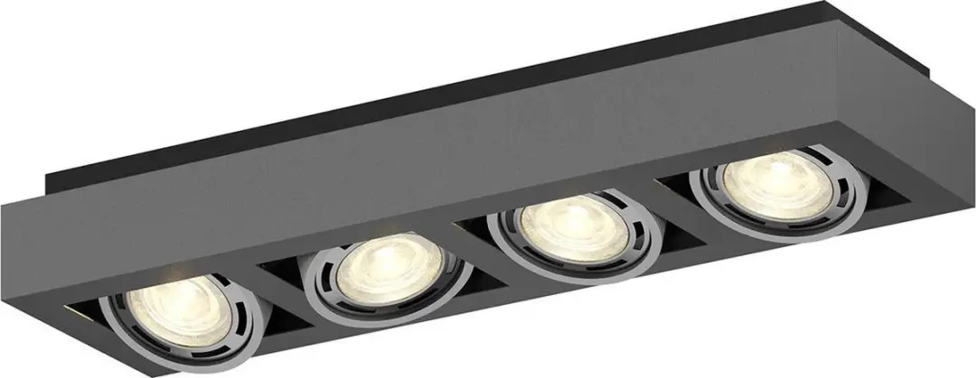 ARCCHIO Plafondlamp 4xGU10 20W - Donkergrijs