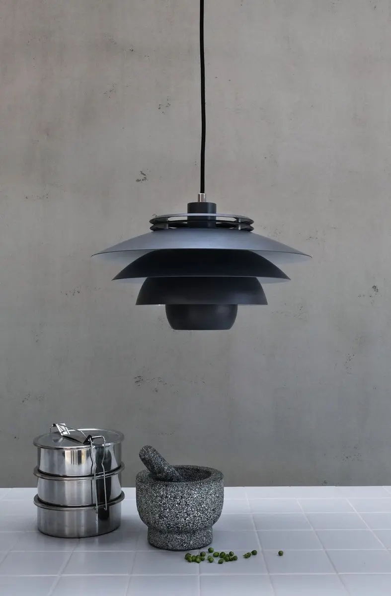Dyberg Larsen Ejka Hanglamp 60W - 38cm Donkergrijs