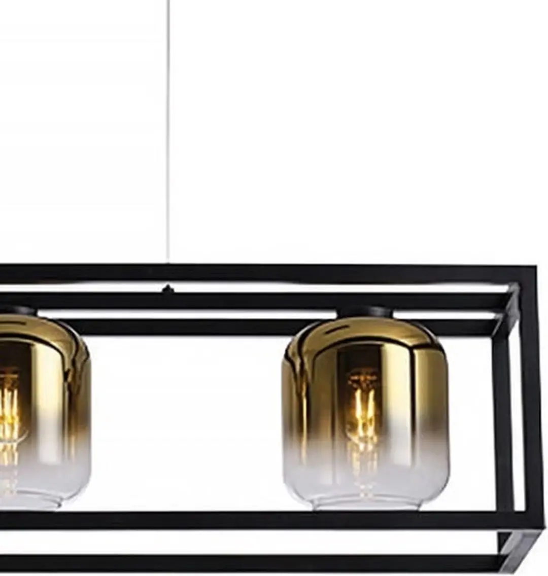 Freelight Dentro 3 Lichts Hanglamp 110cm - Goud/Zwart