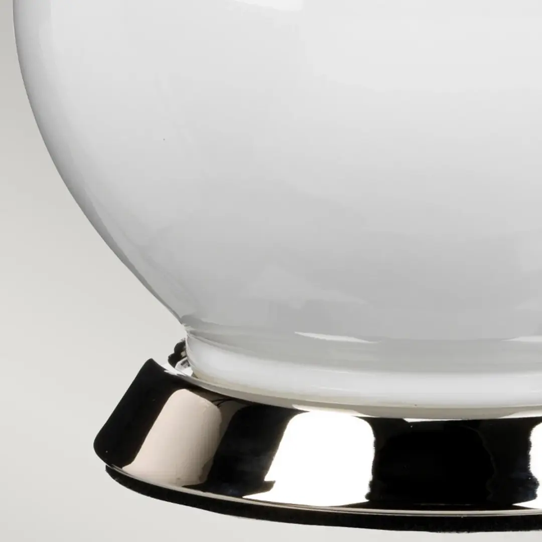 Elstead ISLA LED Tafellamp - Polished Nickel - 1x E27 60W - afbeelding 6 van 6