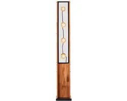 Brilliant Calandra Vloerlamp - 4x42W - Bruin/Zwart - afbeelding 6 van 6