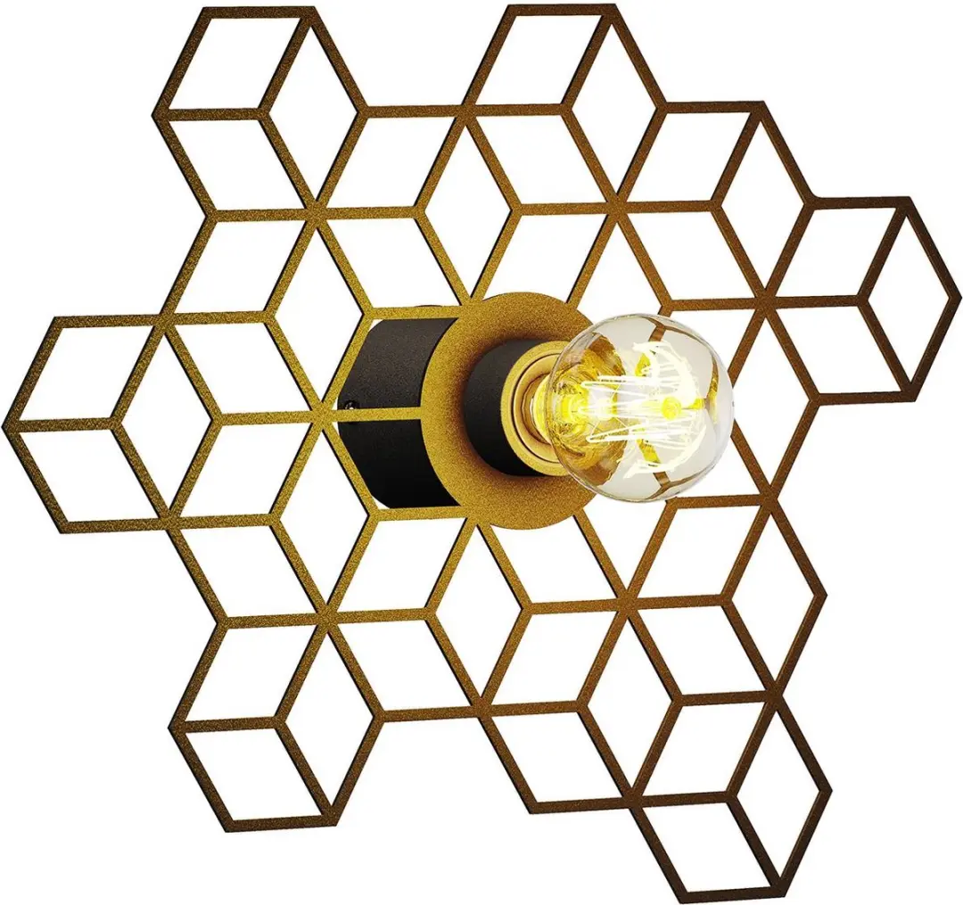 Lucande Wandlamp Design 1 Licht E27 - Zwart