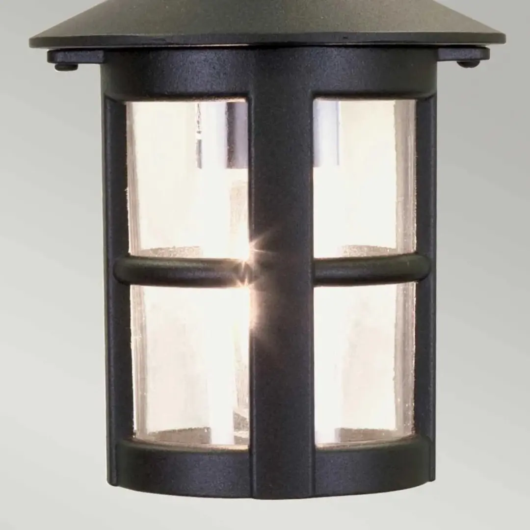 Elstead Hereford LED Buiten Hanglamp - 1x E27 60W - Dimbaar - Zwart