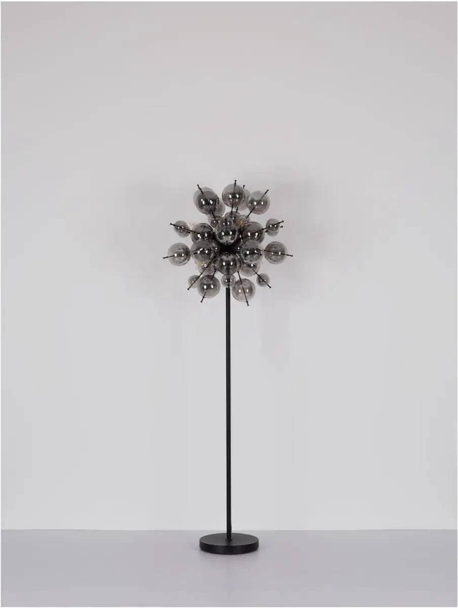 Globo UDO Plafondlamp Ø55cm E14 - 3 Lichtpunten - Mat Zwart