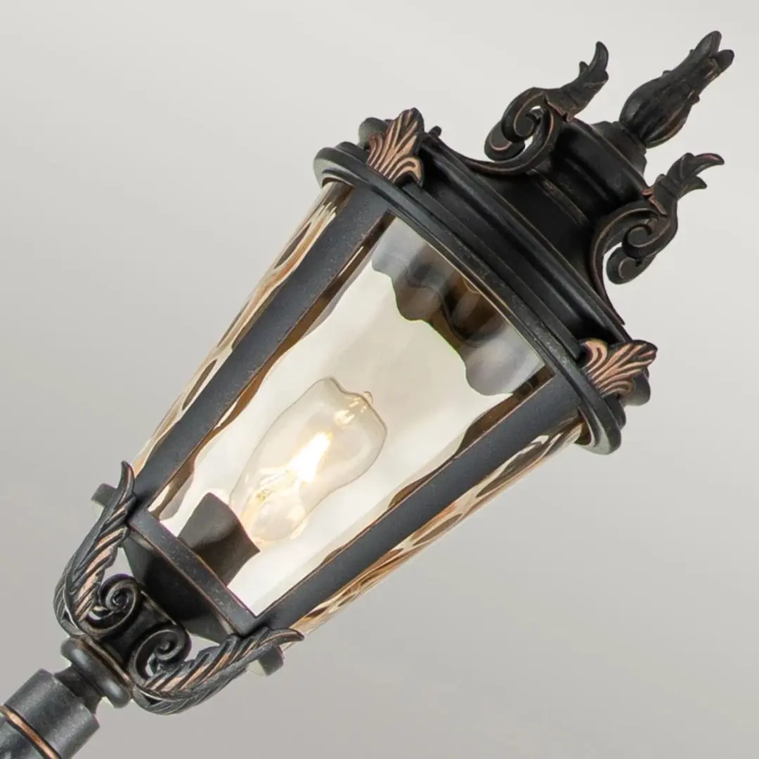 Elstead Lighting Baltimore LED Tuinpilaar - E27 60W - Ø30cm - Weathered Bronze